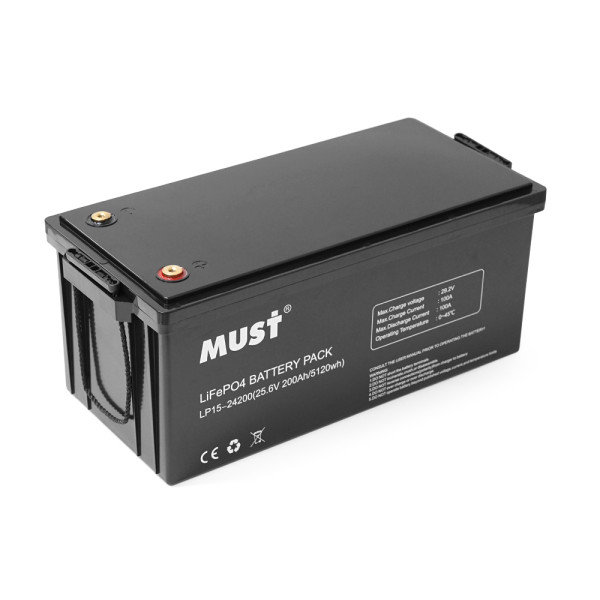 Аккумуляторная батарея LiFePO4 LP15-24200 25.6V 200Ah для электрических автомобилей и солнечных систем 5,12kWh, BMS100A, 6000 циклов, 522x240x218, 45кг Аккумуляторная батарея LiFePO4 LP15-24200 25.6V 200Ah для электрических автомобилей и солнечных систем 5,12kWh, BMS100A, 6000 циклов, 522x240x218, 45кг