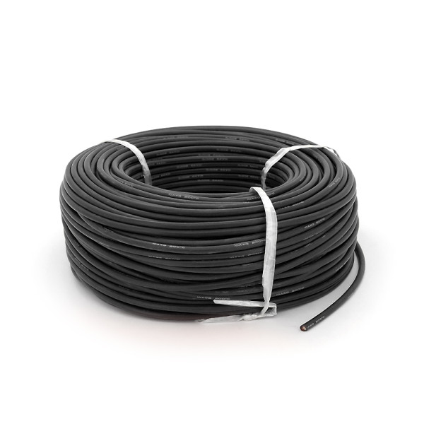 Силиконовый луженый кабель AWG 8 черный 100м для подключения и монтажа электрооборудования Силиконовый луженый кабель AWG 8 черный 100м для подключения и монтажа электрооборудования