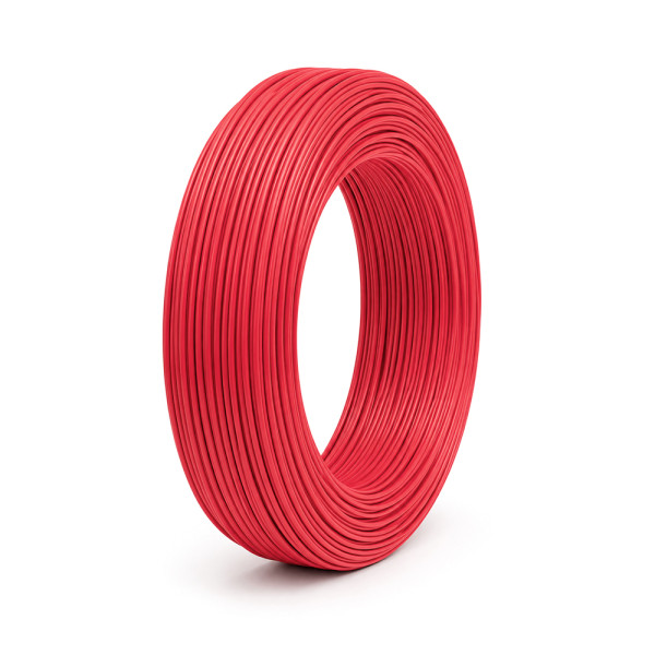 Кабель силіконовий луджений AWG 20 American Standard 20AWG/0,5квМ/600В, 400 метрів, негорючий, термостійкий, Red Кабель силіконовий луджений AWG 20 American Standard 20AWG/0,5квМ/600В, 400 метрів, негорючий, термостійкий, Red