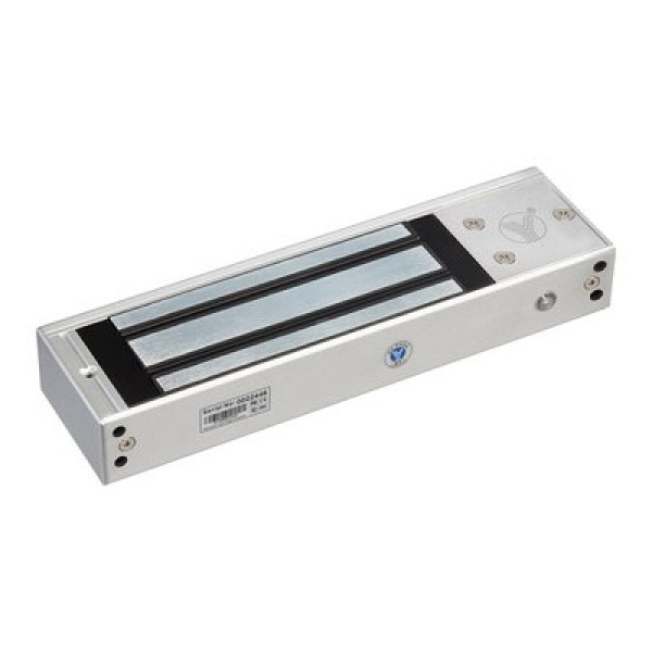 Електромагнітний замок Yli Electronic YM-500N(LED)-DS зі світловою індикацією, датчиком стану замка та дверей, до 500кг на розрив Електромагнітний замок Yli Electronic YM-500N(LED)-DS зі світловою індикацією, датчиком стану замка та дверей, до 500кг на розрив