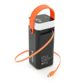 Powerbank ACL PW-142 40000mAh, PD22.5W, 4xUSB+USB-C, 4 кабеля (USB/Micro/Type-C/Lighting), фонарик, 0.85 кг, чёрный/белый, коробка Powerbank ACL PW-142 40000mAh, PD22.5W, 4xUSB+USB-C, 4 кабеля (USB/Micro/Type-C/Lighting), фонарик, 0.85 кг, чёрный/белый, коробка