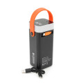Powerbank ACL PW-142 40000mAh, PD22.5W, 4xUSB+USB-C, 4 кабеля (USB/Micro/Type-C/Lighting), фонарик, 0.85 кг, чёрный/белый, коробка Powerbank ACL PW-142 40000mAh, PD22.5W, 4xUSB+USB-C, 4 кабеля (USB/Micro/Type-C/Lighting), фонарик, 0.85 кг, чёрный/белый, коробка