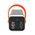 Powerbank ACL PW-142 40000mAh, PD22.5W, 4xUSB+USB-C, 4 кабеля (USB/Micro/Type-C/Lighting), фонарик, 0.85 кг, чёрный/белый, коробка Powerbank ACL PW-142 40000mAh, PD22.5W, 4xUSB+USB-C, 4 кабеля (USB/Micro/Type-C/Lighting), фонарик, 0.85 кг, чёрный/белый, коробка
