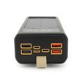 Павербанк ACL PW-90 30000mAh з сонячною панеллю для живлення та заряджання гаджетів, чорний