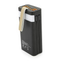 Павербанк ACL PW-90 30000mAh з сонячною панеллю для живлення та заряджання гаджетів, чорний