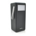 Повербанк Powerbank 80000mAh ACL PW-108 для зарядки 4 устройств одновременно с 4xUSB и комплектом кабелей USB Micro Type-C Lighting для путешествий