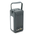 Powerbank ACL PW-131 50000mAh, 22.5W, 4xUSB, 4 кабелі (USB/Micro/Type-C/Lighting), Ліхтар, 1.08кг, Black, Box