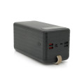 Портативный внешний аккумулятор 80000mAh ACL PW-94 для зарядки смартфонов и планшетов с 4 USB-портами и комплектом кабелей USB, Micro-USB, Type-C, Lightning, черный Портативный внешний аккумулятор 80000mAh ACL PW-94 для зарядки смартфонов и планшетов с 4 USB-портами и комплектом кабелей USB, Micro-USB, Type-C, Lightning, черный