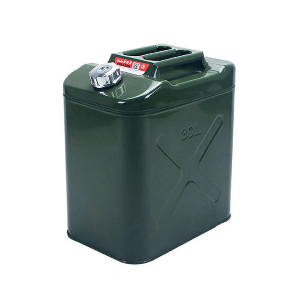 Каністра металева Merlion YT-HS-FX-30L з клапаном і гнучкою лійкою, 30л, для зберігання рідин, зелена, 355х255х420мм Каністра металева Merlion YT-HS-FX-30L з клапаном і гнучкою лійкою, 30л, для зберігання рідин, зелена, 355х255х420мм