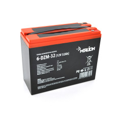Аккумуляторная батарея AGM MERLION 6-DZM-32 12V 32Ah для электротранспорта, складской техники и ИБП