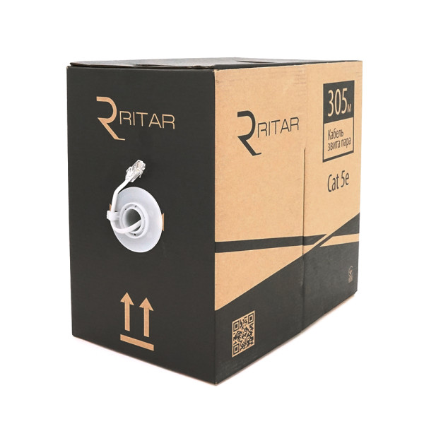 Кабель КПВ UTP 4*2*0.5 ССА cat 5E для внутрішнiх робіт 305 м, Gray Кабель КПВ UTP 4*2*0.5 ССА cat 5E для внутрішнiх робіт 305 м, Gray