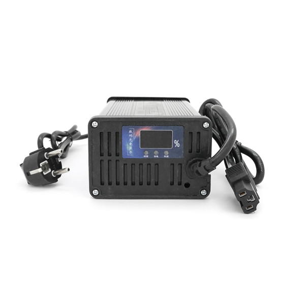 Зарядное устройство для аккумуляторов LiFePo4 72V(87,6V) 24S 12A с индикацией и штекером Triangle plug для быстрой зарядки электротранспорта Зарядное устройство для аккумуляторов LiFePo4 72V(87,6V) 24S 12A с индикацией и штекером Triangle plug для быстрой зарядки электротранспорта