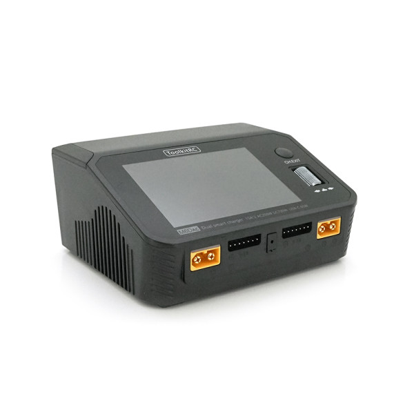 Зарядний пристрій ToolkitRC M6DAC двоканальний 2x350Вт для акумуляторів LiPo LiHv Li-ion NiMh LiFe Pb з USB інтерфейсом XT60 вхід 7-28В AC 100-240В Зарядний пристрій ToolkitRC M6DAC двоканальний 2x350Вт для акумуляторів LiPo LiHv Li-ion NiMh LiFe Pb з USB інтерфейсом XT60 вхід 7-28В AC 100-240В