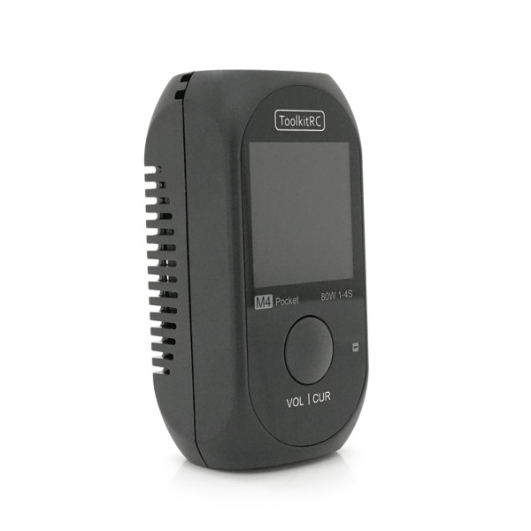 Зарядний пристрій для акумуляторів ToolkitRC M4 Pocket 80Вт, тип LiPo, LiHv, LiFe, Lion, 1-4S, USB-C In/Out, XT60, вхід 7-25В, вага 75г, без БЖ Зарядний пристрій для акумуляторів ToolkitRC M4 Pocket 80Вт, тип LiPo, LiHv, LiFe, Lion, 1-4S, USB-C In/Out, XT60, вхід 7-25В, вага 75г, без БЖ