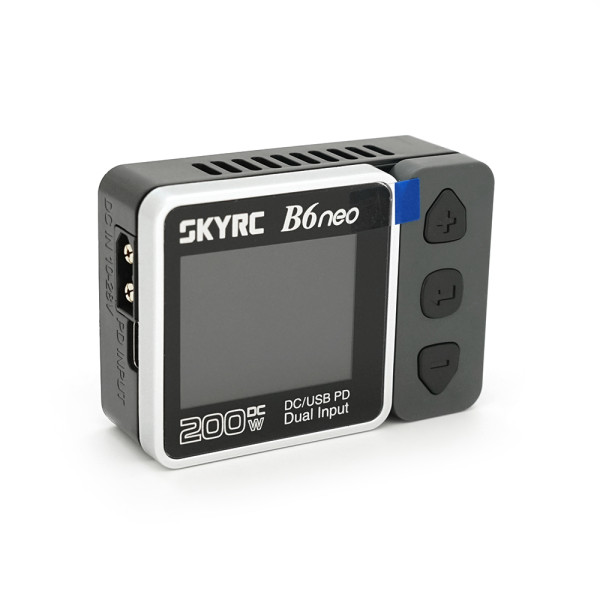 Універсальне ЗУ SKYRC B6Neo, 200W, 24V, 10A, LCD, балансир, від 1 до 6 осередків, DC/PD Універсальне ЗУ SKYRC B6Neo, 200W, 24V, 10A, LCD, балансир, від 1 до 6 осередків, DC/PD