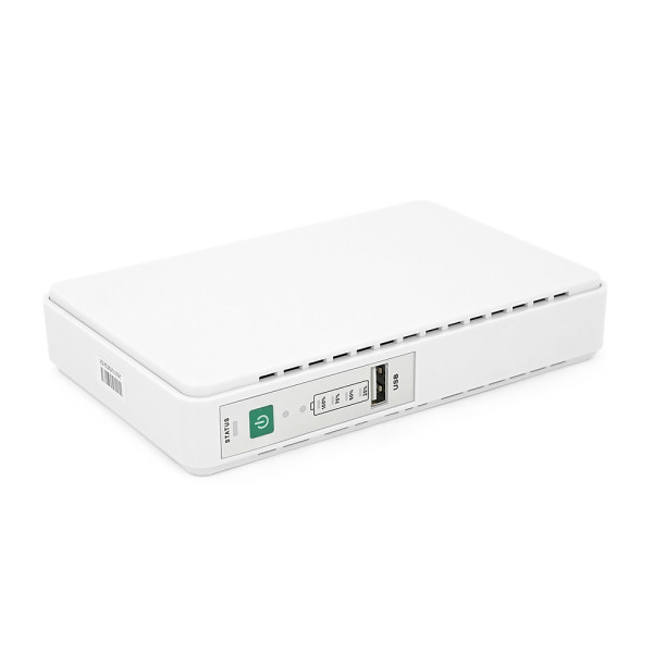 ДБЖ MIni Ups для роутерів/комутаторів POE-432EM, outputs: DC 9В/12В, POE 15В/24В, USB DC 5В/2A, 10400MAh(4*2600MAh), (160х28х105), White, BOX ДБЖ MIni Ups для роутерів/комутаторів POE-432EM, outputs: DC 9В/12В, POE 15В/24В, USB DC 5В/2A, 10400MAh(4*2600MAh), (160х28х105), White, BOX