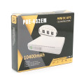 ДБЖ MIni Ups для роутерів/комутаторів POE-432EM, outputs: DC 9В/12В, POE 15В/24В, USB DC 5В/2A, 10400MAh(4*2600MAh), (160х28х105), White, BOX ДБЖ MIni Ups для роутерів/комутаторів POE-432EM, outputs: DC 9В/12В, POE 15В/24В, USB DC 5В/2A, 10400MAh(4*2600MAh), (160х28х105), White, BOX