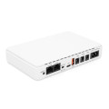 ДБЖ MIni Ups для роутерів/комутаторів POE-432EM, outputs: DC 9В/12В, POE 15В/24В, USB DC 5В/2A, 10400MAh(4*2600MAh), (160х28х105), White, BOX ДБЖ MIni Ups для роутерів/комутаторів POE-432EM, outputs: DC 9В/12В, POE 15В/24В, USB DC 5В/2A, 10400MAh(4*2600MAh), (160х28х105), White, BOX