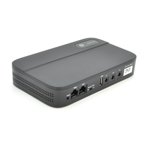 Джерело безперебійного живлення UPS-18W DC1018P для роутерів комутаторів PON POE 5 9 12 В 1 А 12000 мАг Black BOX Джерело безперебійного живлення UPS-18W DC1018P для роутерів комутаторів PON POE 5 9 12 В 1 А 12000 мАг Black BOX