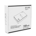 ДБЖ UPS-18W DC1018P YT45949 блок безперебійного живлення для роутерів комутаторів PON POE 5 9 12V 1A 11600mAh чорний