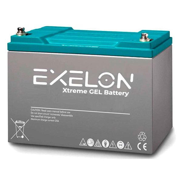 Акумуляторна батарея EXELON 200-12 GEL 12V 200Ah для резервного живлення та сонячних систем 522x240x224 60.3кг