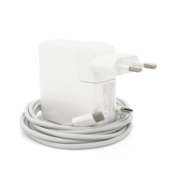 Блок питания MERLION для ноутбука Apple MacBook USB-C 20.3V 3A (61 Вт) Блок питания MERLION для ноутбука Apple MacBook USB-C 20.3V 3A (61 Вт)