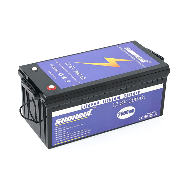 Акумулятор SOONEST LiFePO4 12,8V 200Ah 50/100A для сонячних електростанцій та резервного живлення систем відеоспостереження Акумулятор SOONEST LiFePO4 12,8V 200Ah 50/100A для сонячних електростанцій та резервного живлення систем відеоспостереження