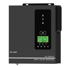 Гибридный инвертор ANERN SCI-ES-1500 24V, мощность 1500 ВА, ток заряда 80А, для автономных и гибридных энергосистем, компактные размеры 285x240x91 мм