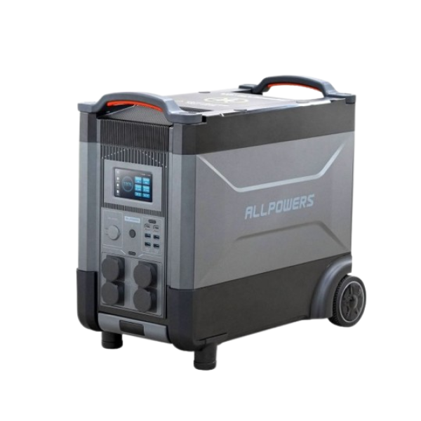 Электростанция портативная ALLPOWERS R4000 для аварийного и резервного электропитания дома и дачи 4000 Вт LiFePO4 с Wi‑Fi Bluetooth и MPPT Электростанция портативная ALLPOWERS R4000 для аварийного и резервного электропитания дома и дачи 4000 Вт LiFePO4 с Wi‑Fi Bluetooth и MPPT