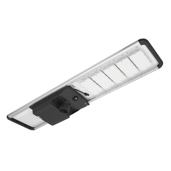 Solar LED-ліхтар Anern AN-SLZ-80W 80W для вуличного освітлення дворів і доріг, 240 LED, 768Wh LiFePO4, 18V 100W, 210 лм/Вт, IP66