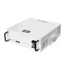Акумуляторна батарея V-TAC VT48100E-W LiFePO4 51,2V 100Аh 5.12kWh,(100/100A)585x565x275mm, 50,67kg Акумуляторна батарея V-TAC VT48100E-W LiFePO4 51,2V 100Аh 5.12kWh,(100/100A)585x565x275mm, 50,67kg