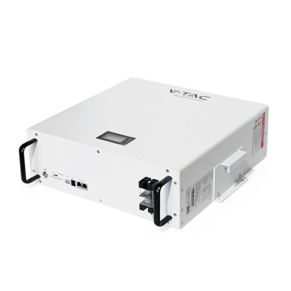 Акумуляторна батарея V-TAC VT48100E-W LiFePO4 51,2V 100Аh 5.12kWh,(100/100A)585x565x275mm, 50,67kg