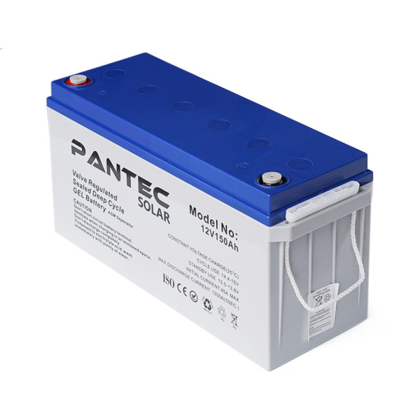 Аккумуляторная батарея PANTEC 150-12 GEL 12V 150 Ah для систем резервного питания и солнечных установок Аккумуляторная батарея PANTEC 150-12 GEL 12V 150 Ah для систем резервного питания и солнечных установок