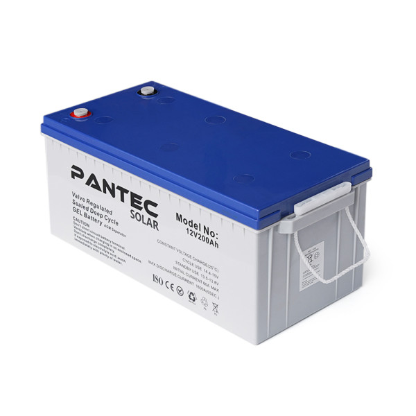 Акумуляторна батарея PANTEC 200-12 GEL 12V 200 Ah для резервного живлення та сонячних систем Акумуляторна батарея PANTEC 200-12 GEL 12V 200 Ah для резервного живлення та сонячних систем