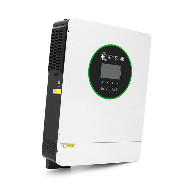 Гібридний інвертор 11000W HGM-11KW для сонячних систем, зарядний струм 0-140A, 48V, MPPT, мережевий та автономний режим роботи Гібридний інвертор 11000W HGM-11KW для сонячних систем, зарядний струм 0-140A, 48V, MPPT, мережевий та автономний режим роботи