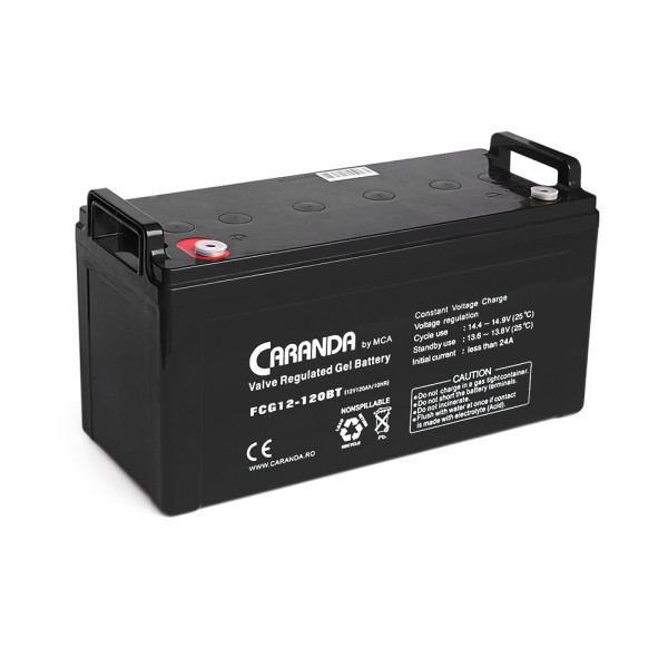Акумуляторна батарея 12 V 120 Ah GEL MCA FCG12-120BT для систем безперебійного живлення та телекомунікацій з високими експлуатаційними характеристиками Акумуляторна батарея 12 V 120 Ah GEL MCA FCG12-120BT для систем безперебійного живлення та телекомунікацій з високими експлуатаційними характеристиками