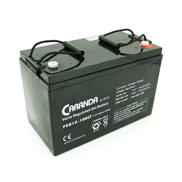 Аккумуляторная батарея MCA FCG12-100LT GEL 12 V 100 Ah для систем хранения энергии и солнечных установок Аккумуляторная батарея MCA FCG12-100LT GEL 12 V 100 Ah для систем хранения энергии и солнечных установок