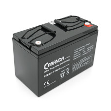 Акумуляторна батарея MCA FCG12-120AT GEL 12 V 120 Ah для систем безперебійного живлення, телекомунікацій та безпеки, 331 x 174 x 214 мм, 33 кг