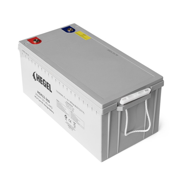 Акумуляторна батарея HEGEL GEL 200-12 12V 200Ah для сонячних систем, UPS, телекомунікацій та резервного живлення