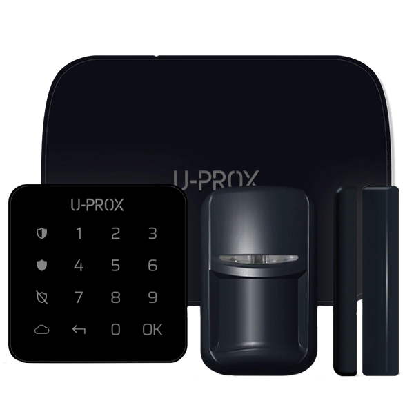 Комплект бездротової охоронної сигналізації U-Prox MP kit Black Комплект бездротової охоронної сигналізації U-Prox MP kit Black