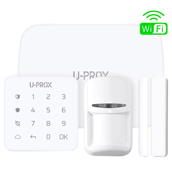 Комплект бездротової охоронної сигналізації U-Prox MP WiFi kit White Комплект бездротової охоронної сигналізації U-Prox MP WiFi kit White