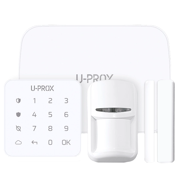 Комплект бездротової охоронної сигналізації U-Prox MP kit White Комплект бездротової охоронної сигналізації U-Prox MP kit White