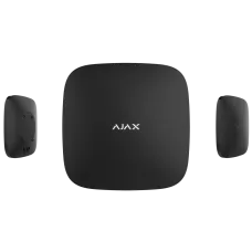 Охоронна централь для охоронної системи Ajax Hub 8EU UA black з підтримкою 100 пристроїв та 50 користувачів, Ethernet і GSM зв'язком, антісаботажем та мобільними додатками