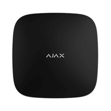 Централь Ajax Hub 2 Plus (8EU/ECG) UA black для охоронної системи з відеоспостереженням, підключення до 200 пристроїв, підтримка до 100 камер, мобільні додатки iOS та Android