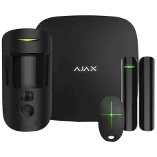 Комплект Ajax StarterKit Cam HDR (8EU) UA black охоронної сигналізації