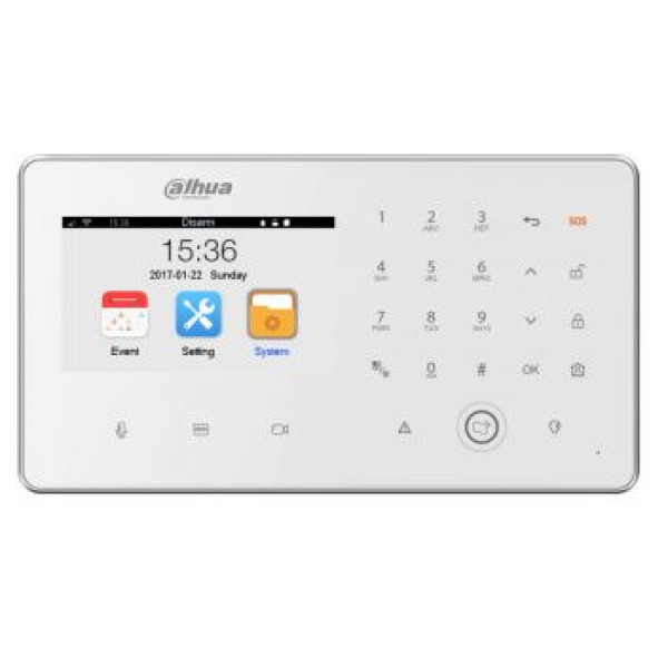 Пульт охоронної сигналізації DHI-ARC5402A-GW для управління системою охорони з бездротовим підключенням та дисплеєм до 34 зон Пульт охоронної сигналізації DHI-ARC5402A-GW для управління системою охорони з бездротовим підключенням та дисплеєм до 34 зон