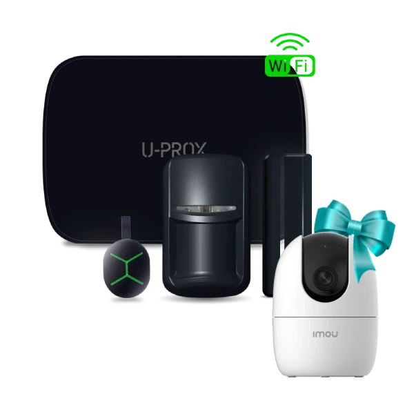 Комплект U-Prox MPX L KF kit Black + IPC-K2EP-3H3W в подарунок Комплект U-Prox MPX L KF kit Black + IPC-K2EP-3H3W в подарунок