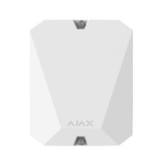 Модуль MultiTransmitter white для інтеграції сторонніх провідних пристроїв з хабами Ajax, 18 зон, датчики NO, NC, EOL, опір 1-7,5 кОм, температура -10°С до +40°С
