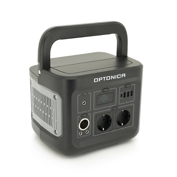 Зарядна станція Optonica B400-A1. Ємність 320Wt/h, Потужність 400Вт. Out:2xAC230, 2хDC13.3V/10A, USB-3x5V/2.4A, Type-C 60W(PD), 237х195х190мм. 5.9кг