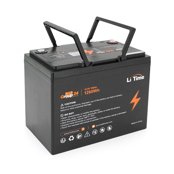 Акумуляторна батарея LiFePO4 12.8В 100Ач 1280Wh для автономних електростанцій і кемпінгового обладнання клеми M8 200x258x168 мм Акумуляторна батарея LiFePO4 12.8В 100Ач 1280Wh для автономних електростанцій і кемпінгового обладнання клеми M8 200x258x168 мм